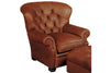 Image of Thurman British Gentleman's Deep Tufted Leather Club Chair