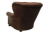 Image of Thurman British Gentleman's Deep Tufted Leather Club Chair
