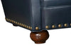Image of Thurman British Gentleman's Deep Tufted Leather Club Chair
