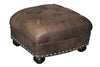 Image of Thurman British Gentleman's Deep Tufted Leather Club Chair