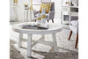 Image of Tristan II White Farmhouse Style Occasional Table Collection