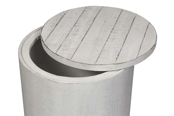 Tristan II White Farmhouse Style Occasional Table Collection