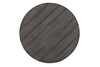 Image of Tristan I Farmhouse Style Charcoal Round Splay Leg Coffee Table