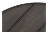 Image of Tristan I Farmhouse Style Charcoal Round Splay Leg Coffee Table