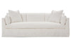 Image of Vanessa I 99 Inch Single Bench Seat Slipcovered Sofa