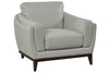Image of Verne Quick Ship Modern Pillow Back Leather Club Chair