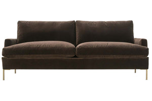 Victoria 86 Inch "Designer Style" Sofa W/ Metal Legs