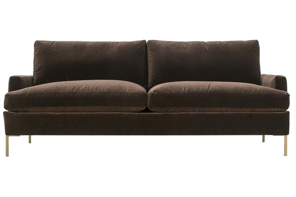 Victoria 86 Inch "Designer Style" Sofa W/ Metal Legs