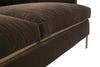 Image of Victoria 86 Inch "Designer Style" Sofa W/ Metal Legs