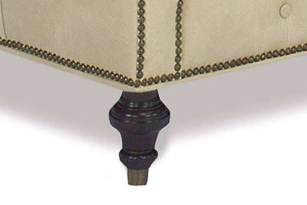 Walden "Designer Style" Leather Chesterfield Sectional - Club Furniture