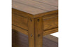 Image of Warrington Golden Oak Lift Top Coffee Table With Plank Top And Storage Shelf
