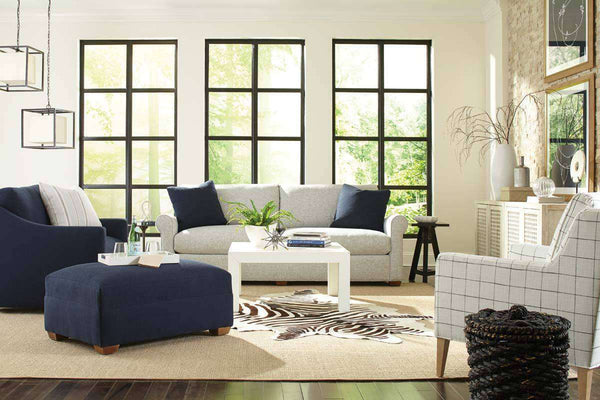 Winona II 88 Inch Fabric Upholstered Roll Arm Sofa