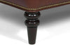 Image of Worthington Rectangular Deep Button Tufted Leather Upholstered Ottoman Coffee Table