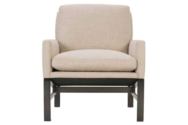 Zara Fabric Chair With Burnished Umber Metal Frame