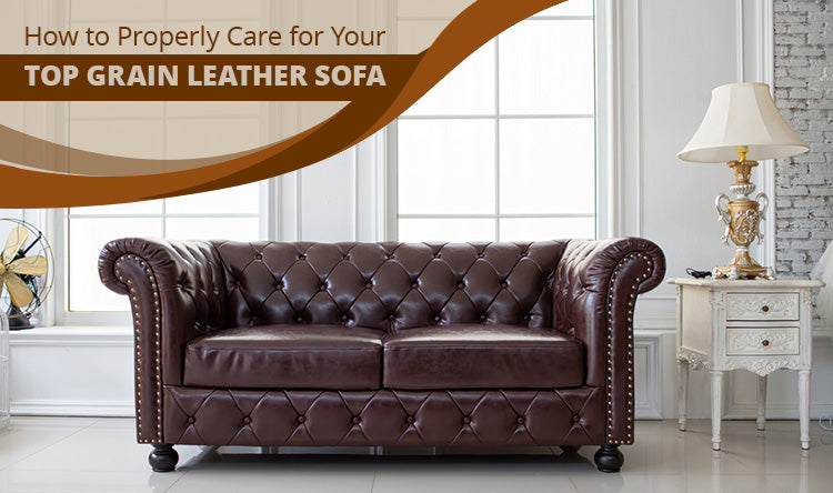 Clean Top Grain Leather Furniture