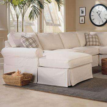 Slipcovered Sectional Couches