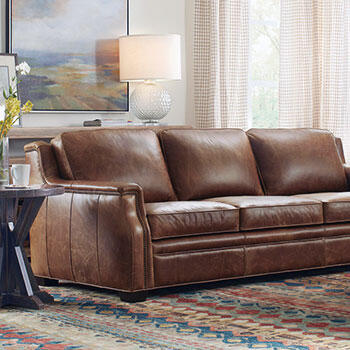 Leather Couches & Sofas