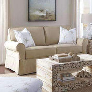 Slipcovered Loveseats & Chaises