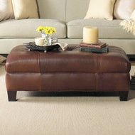 Leather Ottomans