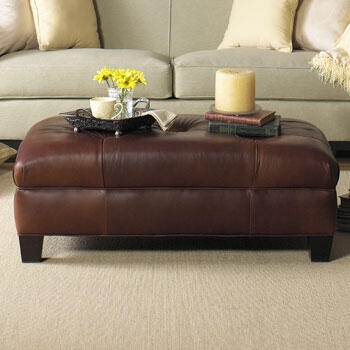 Leather Ottomans