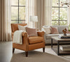 Image of Lulu Leather Tight Back Accent Chair