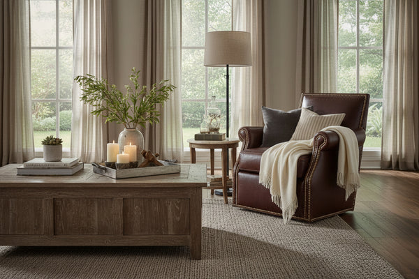 Lulu SWIVEL Leather Tight Back Accent Chair
