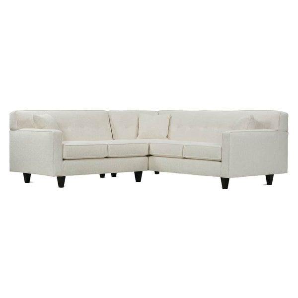 Margo Mid Century Modern Button Back Sectional Couch