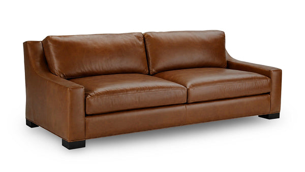 Lars 96 Inch Sloping Track Arm Two Seat Sofa