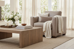 Townsend Track Arm Leather Club Chair