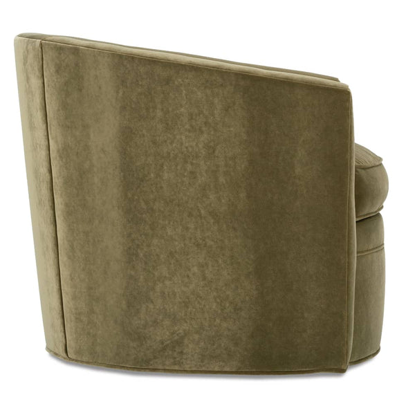 Annette Upholstered Memory Swivel Accent Tub Chair