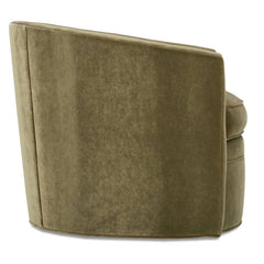 Annette Upholstered Memory Swivel Accent Tub Chair