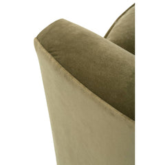 Annette Upholstered Memory Swivel Accent Tub Chair