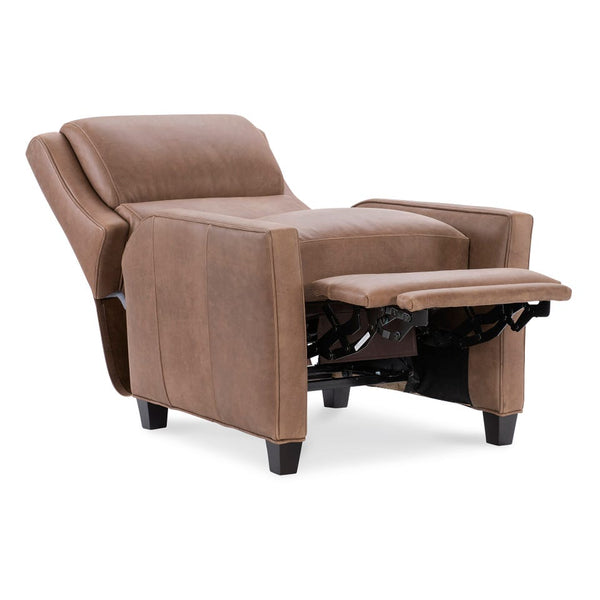 Cora Leather Bustle Back Reclining Chair