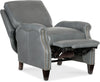 Image of Harrington Leather Pillow Back Recliner Chair