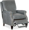 Image of Harrington Leather Pillow Back Recliner Chair