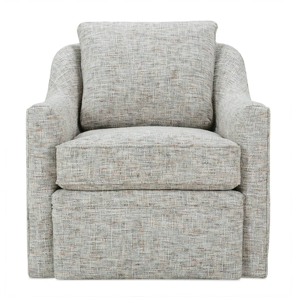 Stella Contemporary Fabric Swivel Accent Chair