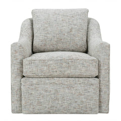 Stella Contemporary Fabric Swivel Accent Chair