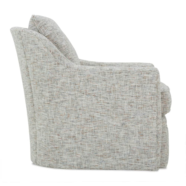 Stella Contemporary Fabric Swivel Accent Chair