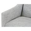 Image of Jessica SWIVEL Wing Back Fabric Accent Chair