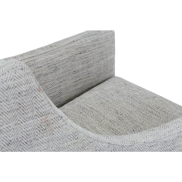 Jessica SWIVEL Wing Back Fabric Accent Chair