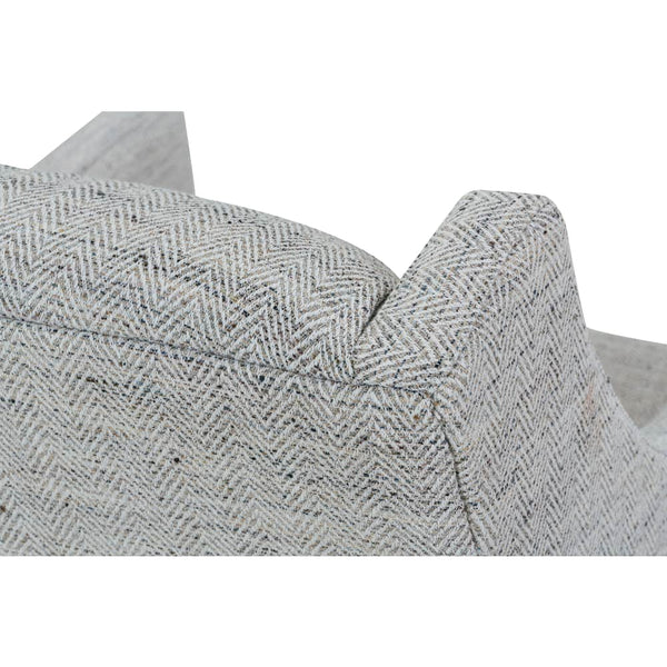 Jessica SWIVEL Wing Back Fabric Accent Chair