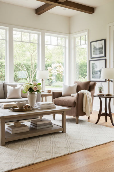 Becky Slipcovered Wing Arm Accent Chair