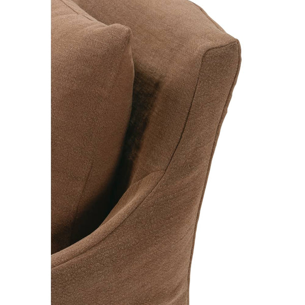 Becky Slipcovered Wing Arm Accent Chair