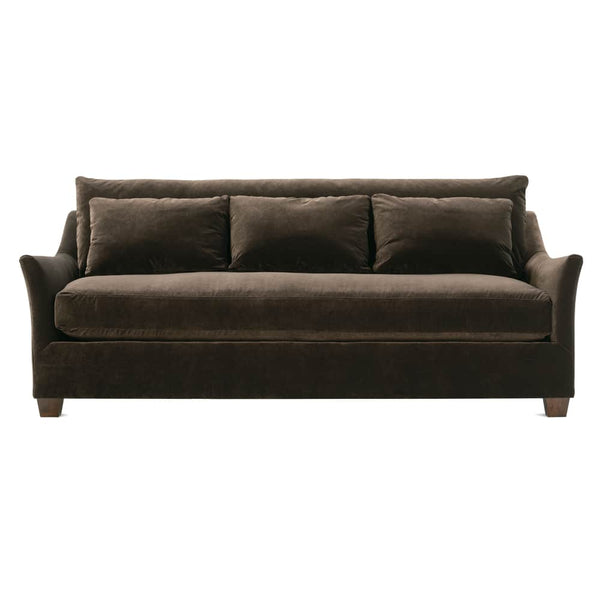 Shauna 85 Inch "Quick Ship" Bench Seat Fabric Upholstered Sofa