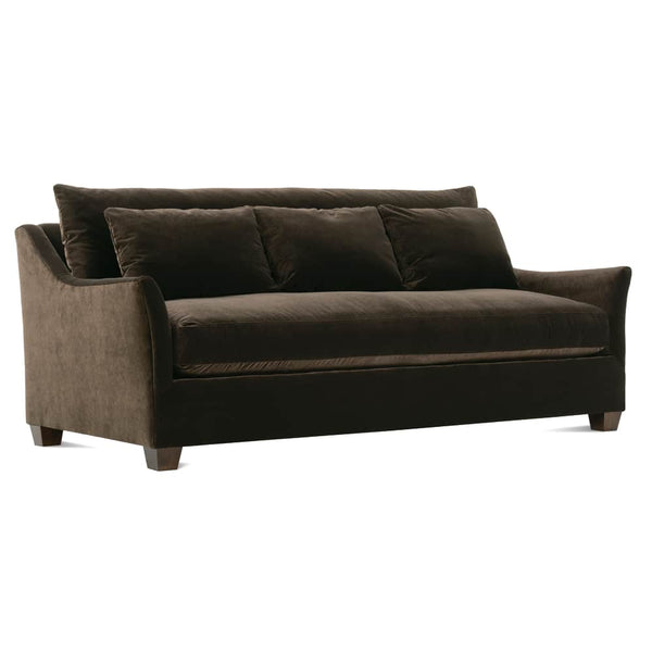 Shauna 85 Inch "Quick Ship" Bench Seat Fabric Upholstered Sofa