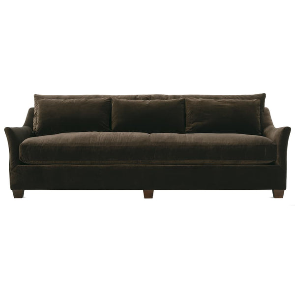 Shauna 98 Inch "Quick Ship" Bench Seat Fabric Upholstered Sofa