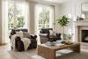 Image of Robinson Oversized Pillow Back Sofa Group With Nail Trim