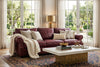 Image of Robinson 98 Inch Pillow Back Leather Sofa With Nailhead Trim