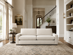 Sadie 96 Inch "Quick Ship" Oversized Deep Seat Fabric Sofa