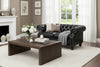 Image of Westminster Leather Tufted Chesterfield Loveseat